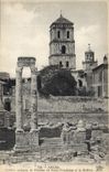 CPA Arles Theatre antique le Clocher de Saint Trothime et le Beffroi 