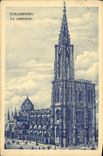 CPA Strasbourg la Cathedrale 