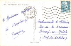 CPA Strasbourg Pont du Corbeau 