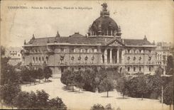 CPA Strasbourg Palais de l'ex Empereur Place de la Repubique 