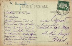 CPA Strasbourg Palais de l'ex Empereur Place de la Repubique 