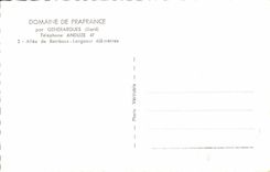 CPA Domine de Prafrance par Generargues Gard Telephone Anduze Allee de Bambous Landueur