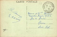 CPA Strasbourg Vue panoramique prise de l'Hopital 