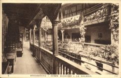 CPA Strasbourg Musee Alsacien la Galerie 