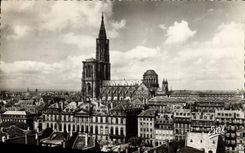 CPA Strasbourg La Cathedrale et le Palais de Rohan 