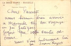 CPA La Douce France Marseille Impression Orientale 