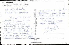 CPA Marseille Le Roucas Blanc la Plage 