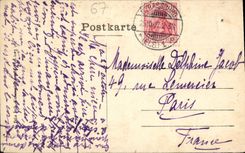 CPA Strasbourg Rue Manteuffel 