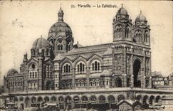 CPA Marseille La Cathedrale 