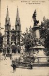 CPA Marseille Monument des Mobiles et l'Eglise des Reformes 