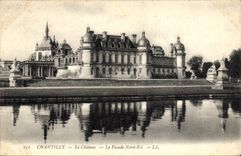 CPA Chantilly Le Chateau la facade Nord Est 