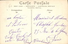 CPA Chateau de Chantilly Vue prise a l'est 