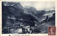 CPA Gavarnie Retour du Cirque 