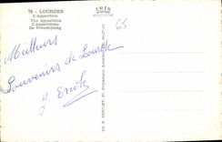 CPA Lourdes l'Apparition 