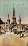 CPA Les Hautes Pyrenees Lourdes La Basilique 