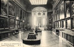 CPA Chateau de Chantilly Galerie des Peintures 