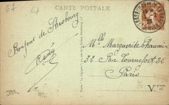 CPA Strasbourg La Cathedrale cote sud 