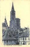 CPA Strasbourg Vue vers la Cathedrale 