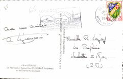 CPA Lourdes La Basilique l'Apparition et la Grotte Miraculeuse 