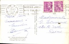 CPA Route de la Corniche d'Or entre Theoule et le Trayas 