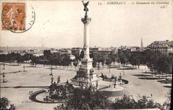 CPA Bordeaux Le Monument des Girondins 