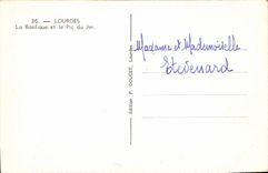 CPA Lourdes La Basilique et le Pic du Jer 