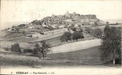 CPA Vezelay Vue generale 