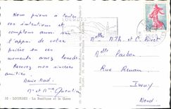 CPA Lourdes La Basilique et le Gave 