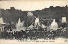 CPA Parc de Versailles La bassin de Latone et le Tapis Vert 