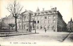 CPA Caen L'Hotel de Ville 