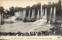 CPA Parc de Versailles La bassin de Neptune le Lour des Grandes Eaux 