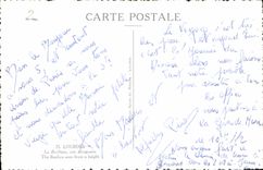 CPA Lourdes La Basilique vue plongeante 