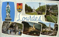 CPA Souvenir de Lourdes 