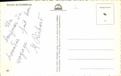 CPA Souvenir de Lourdes 