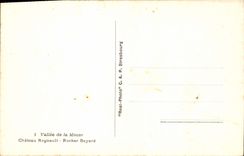 CPA Valle de la meuse Chateau regnault Rocher Bayard 