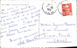 CPA Paris Perspective sur Notre Dame 