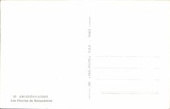 CPA Argeles Gazost Les Pierres de Balandreau 