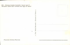 CPA Bronzo trovato durante lavori per il recupero delle navi romane nel lago di Nemi 