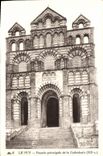 CPA Le Puy Facade principale de la Cathedrale XIIe 