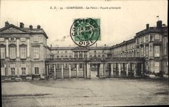 CPA Compiegne Le Palais Facade principale 