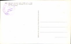 CPA Col des Aravis La Route vers la Glettaz et la Vallee de l'Arondine 