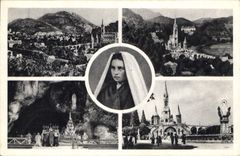 CPA Lourdes Souvenir de Lourdes 