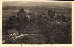 CPA Chateaux d'Ottrott Vosges 