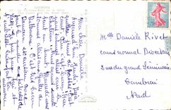 CPA Lourdes Le Chateau Fort et le Gave 