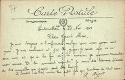 CPA Palais de Fontainebleau Chambre a Coucher de Napoleon I 