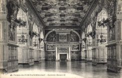 CPA Palais de Fontainebleau Galerie Henri II 
