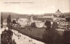 CPA Abbaye de Fontgombaud Vue du Grand Rocher 
