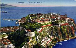 CPA Monaco Le Rocher 