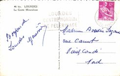 CPA Lourdes La Grotte miraculeuse 