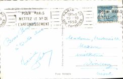 CPA Paris L'Arc de Triomphe et Place de l'Etoile 